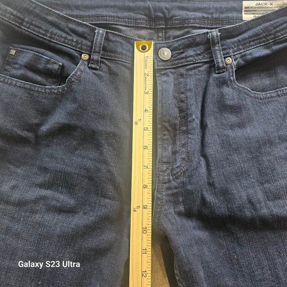Men's, Buffalo David Bitton, dark denim jeans "JACK-X" slim straight,36x32, NWOT - Picture 4 of 12